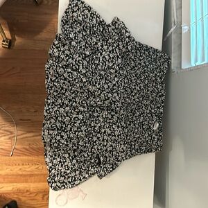 flower printed flowy skirt lightly used